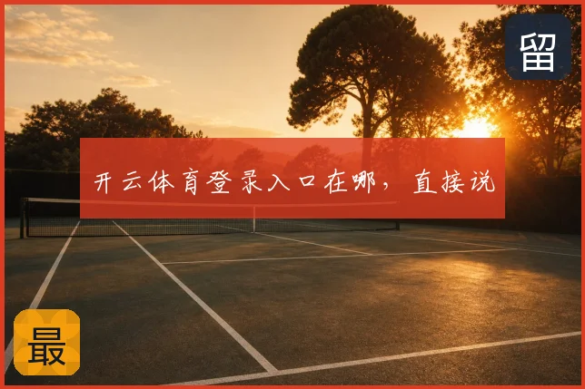 开云体育登录入口在哪，直接说